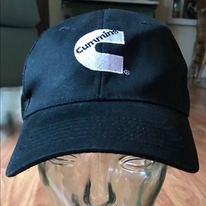Cummins black ball cap hat NWOT Velcro back